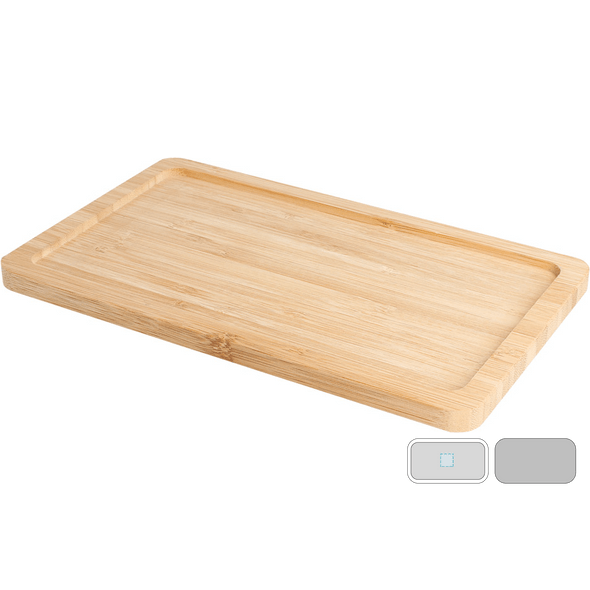 Natural Bamboo Cocktail Tray
